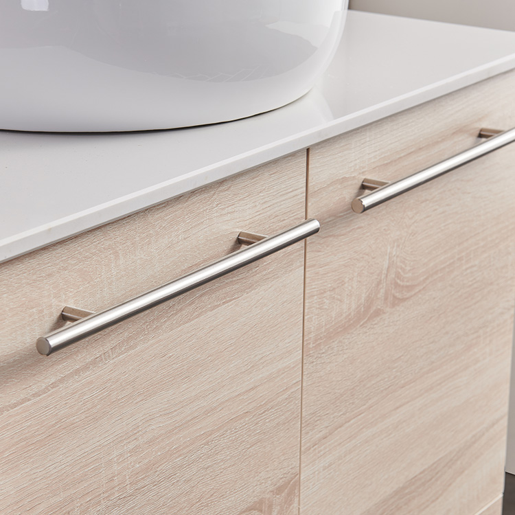 Solid Wood Simple Bathroom Cabinets