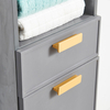Gray Solid Wood Bathroom Cabinets