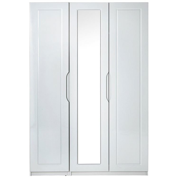 2 Door White Home Furniture MDF Wood Storage Bedroom Cheap Wardrobe