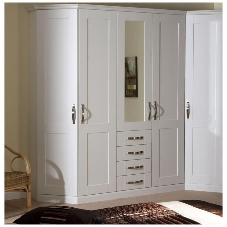 Design Wooden Fashion Closet Bedroom Furniture Wardrobe Adjustable
