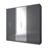 French Armoire Dressing Wardrobe Mirror,Bedroom Wall Wardrobe Design