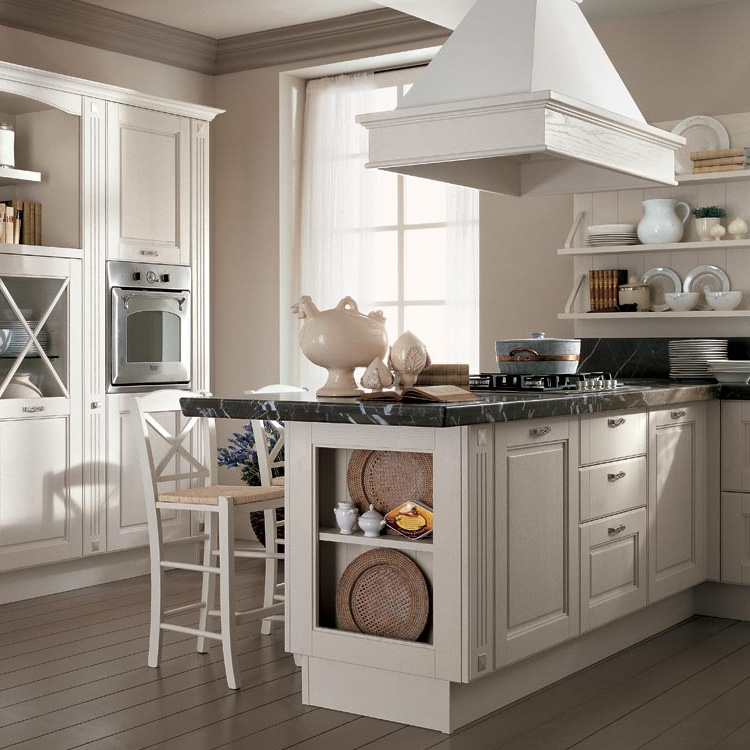 Modern Solid Wood Kitchen Cabinet
