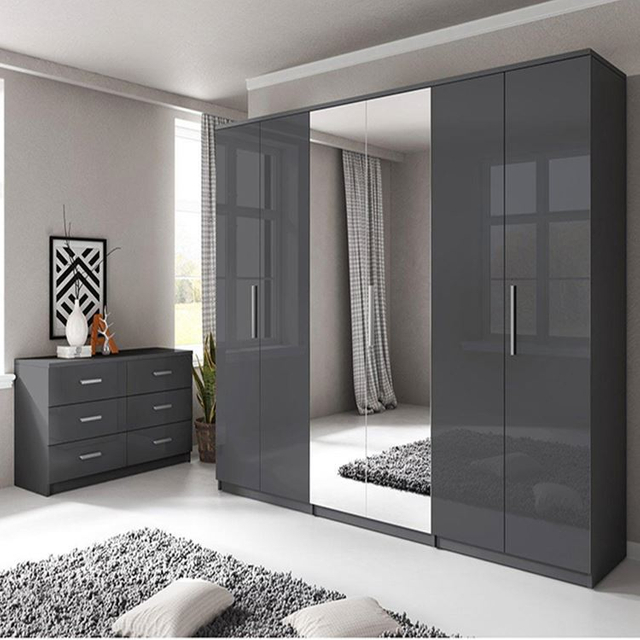 French Armoire Dressing Wardrobe Mirror,Bedroom Wall Wardrobe Design