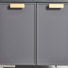 Gray Solid Wood Bathroom Cabinets
