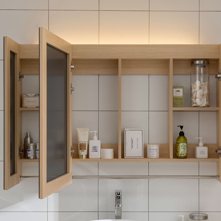 Solid Wood Painted Bathroom Vanity