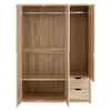2 Door Wooden Bedroom Wardrobe Designs,Wood Wardrobe Cabinets For Bedroom