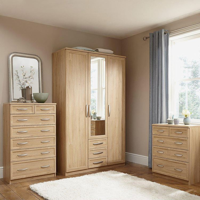 CARB II Wood Wardrobe Custom Price Sale