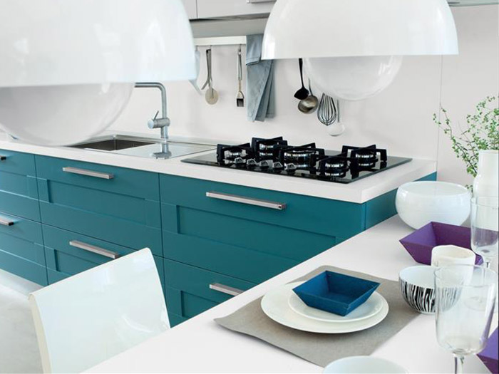 Solid wood kitchen cabinets