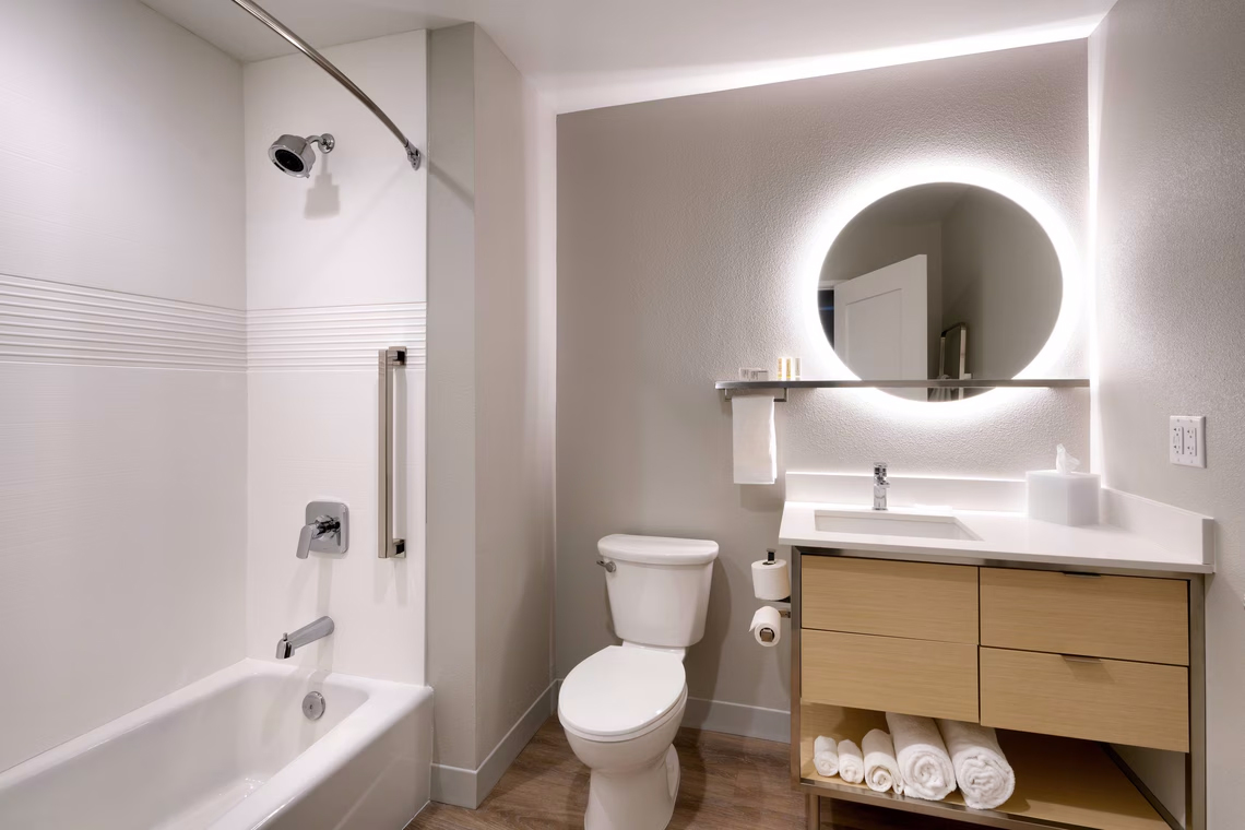 Hotel custom bathroom cabinets