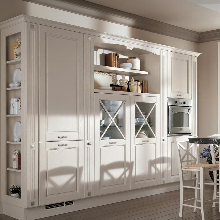 Modern Solid Wood Kitchen Cabinet