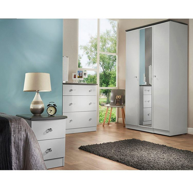 CARB II Certificate Practical Wooden Bedroom Wardrobe Cabinet Designs