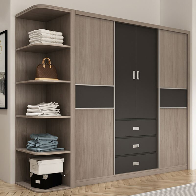 CARB II Bedroom Wardrobe Sliding Door Design Colours Combination