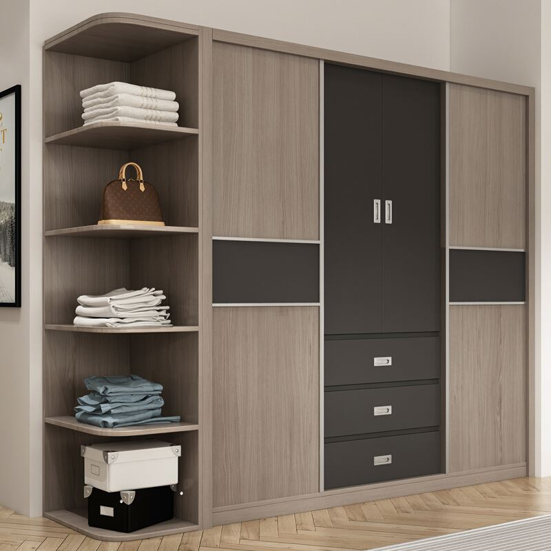 CARB II Bedroom Wardrobe Sliding Door Design Colours Combination