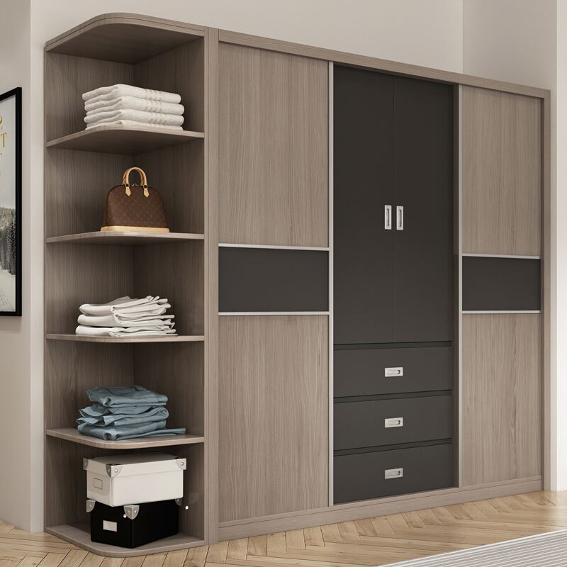 CARB II Bedroom Wardrobe Sliding Door Design Colours Combination