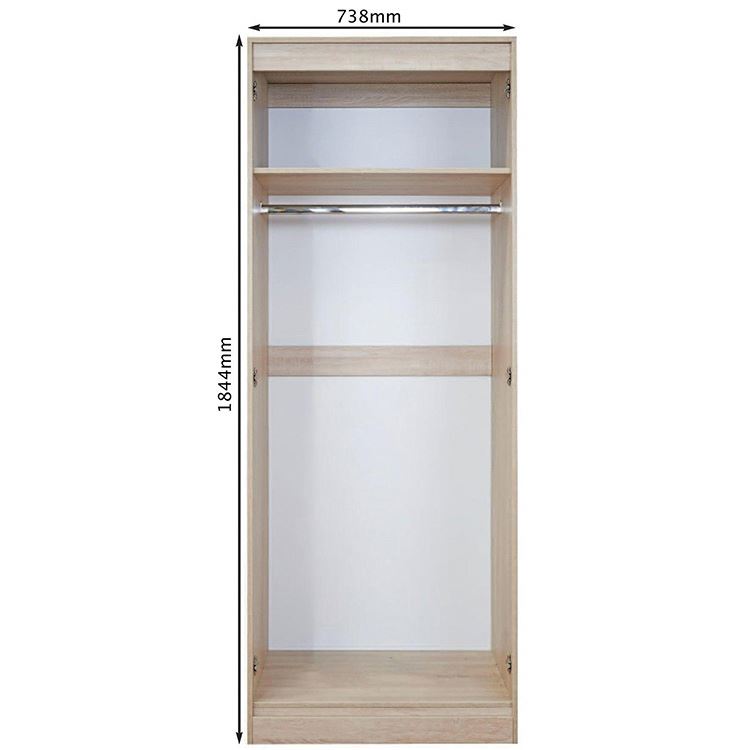 CARB II Certificate Practical Wooden Bedroom Wardrobe Cabinet Designs