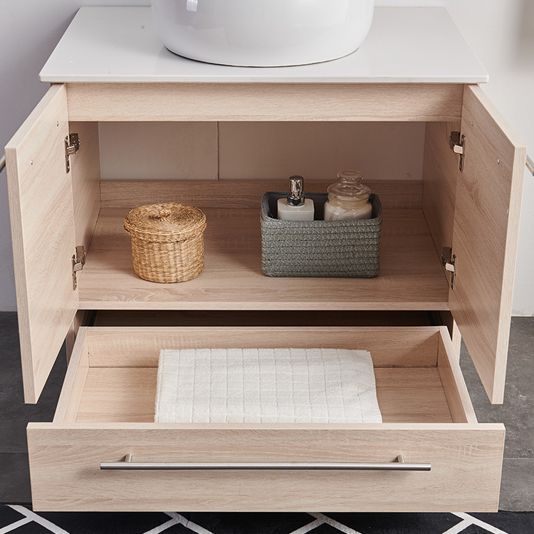 Solid Wood Simple Bathroom Cabinets